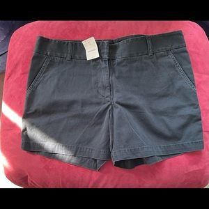 J Crew 5” inseam low rise shorts. New with tags.